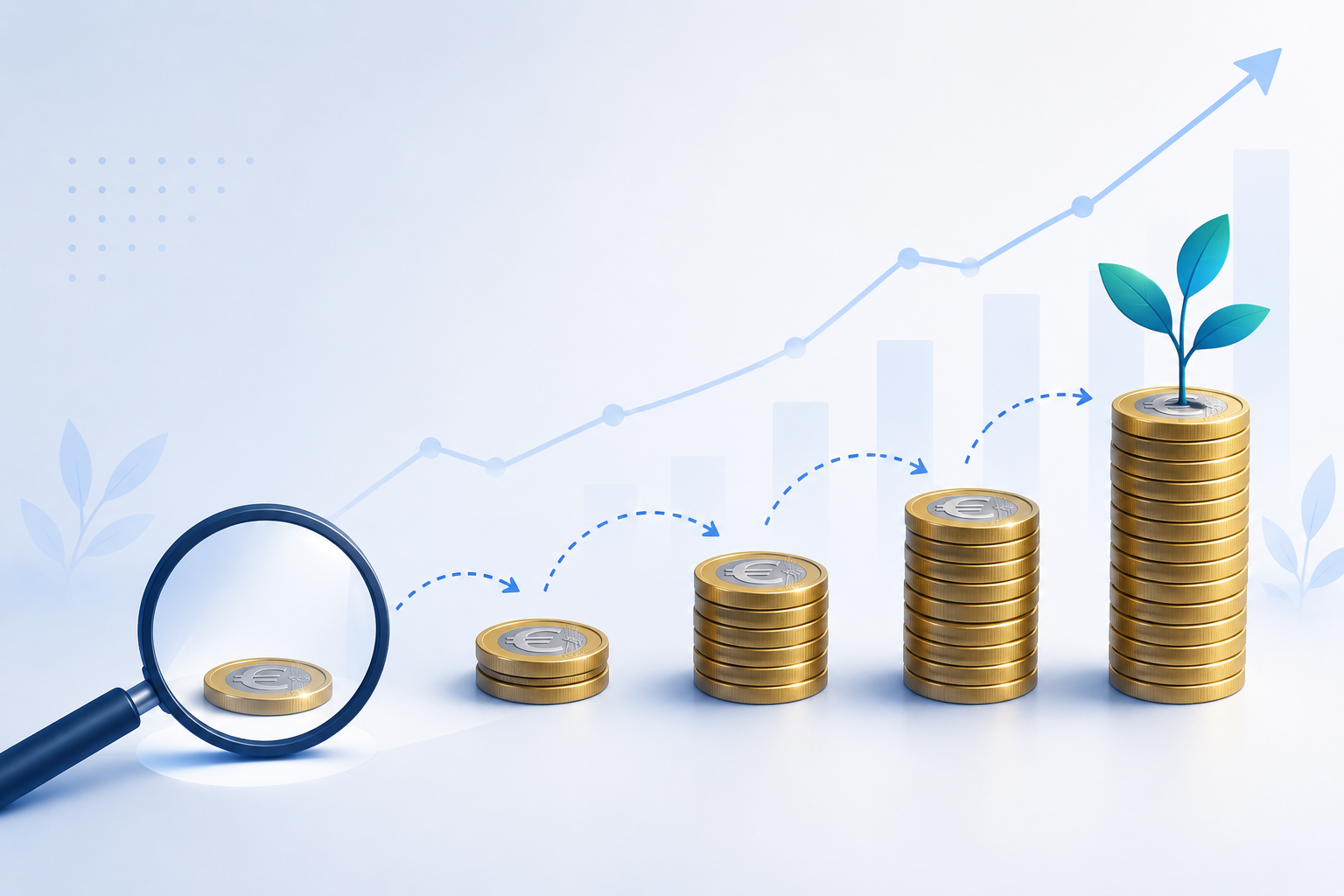 Ilustración sobre cuánto dinero se necesita para empezar a invertir en ETFs