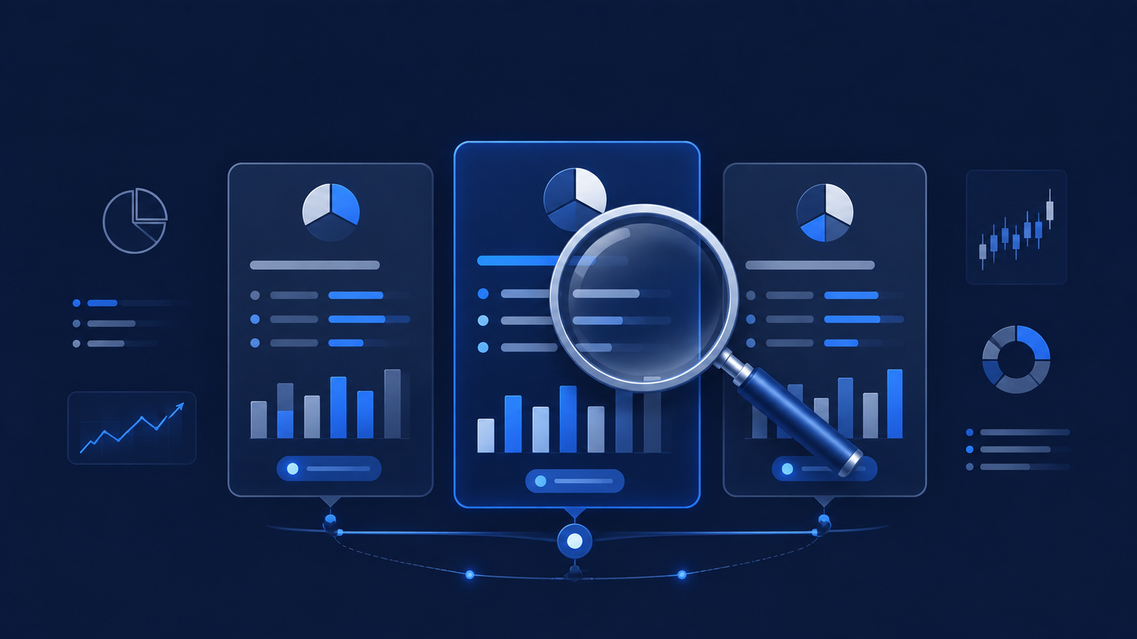 Ilustración sobre JustETF, la herramienta para comparar ETFs para inversores europeos