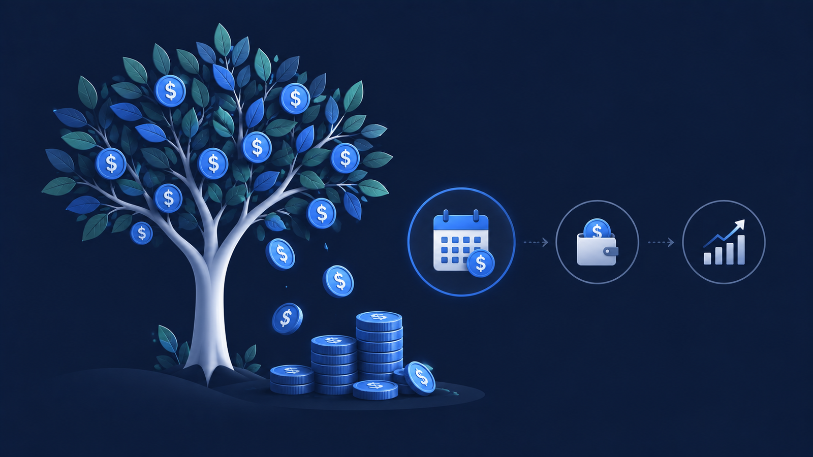 Ilustración sobre los mejores ETFs de dividendos para vivir de las rentas